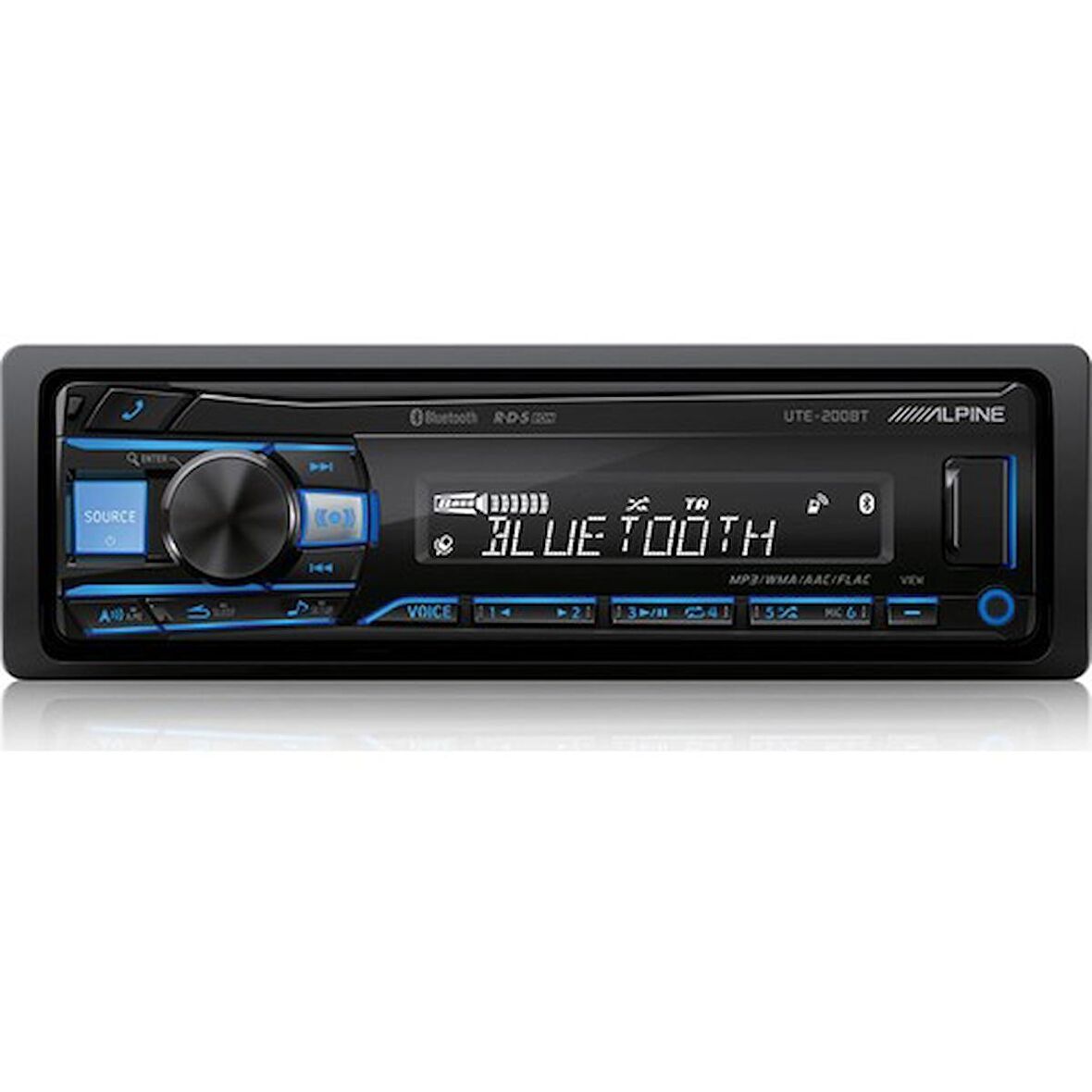 Alpine UTE-200BT Bluetooth, Usb, Aux Girişli Oto Teyp (12volt)