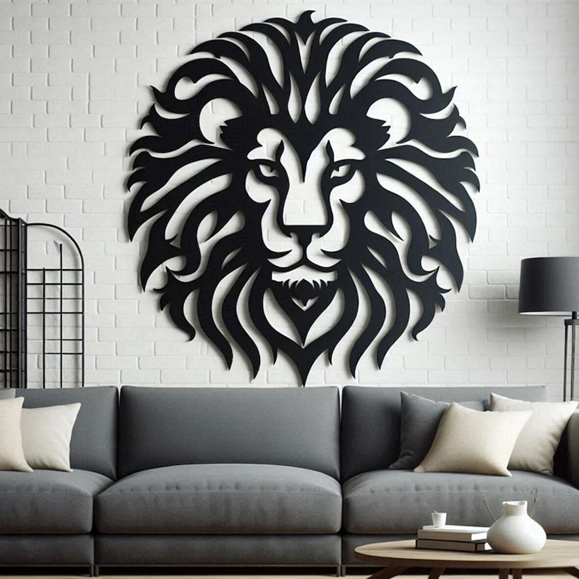 Aslan Dekoratif dekor tablo 