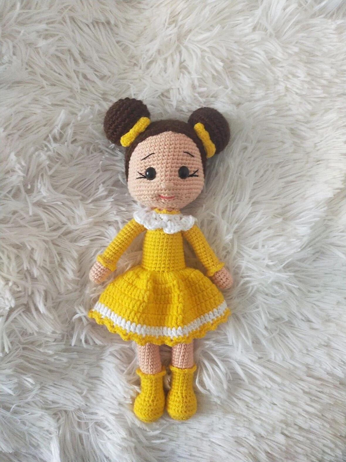 Amigurumi Oyuncak Topuz Bebek