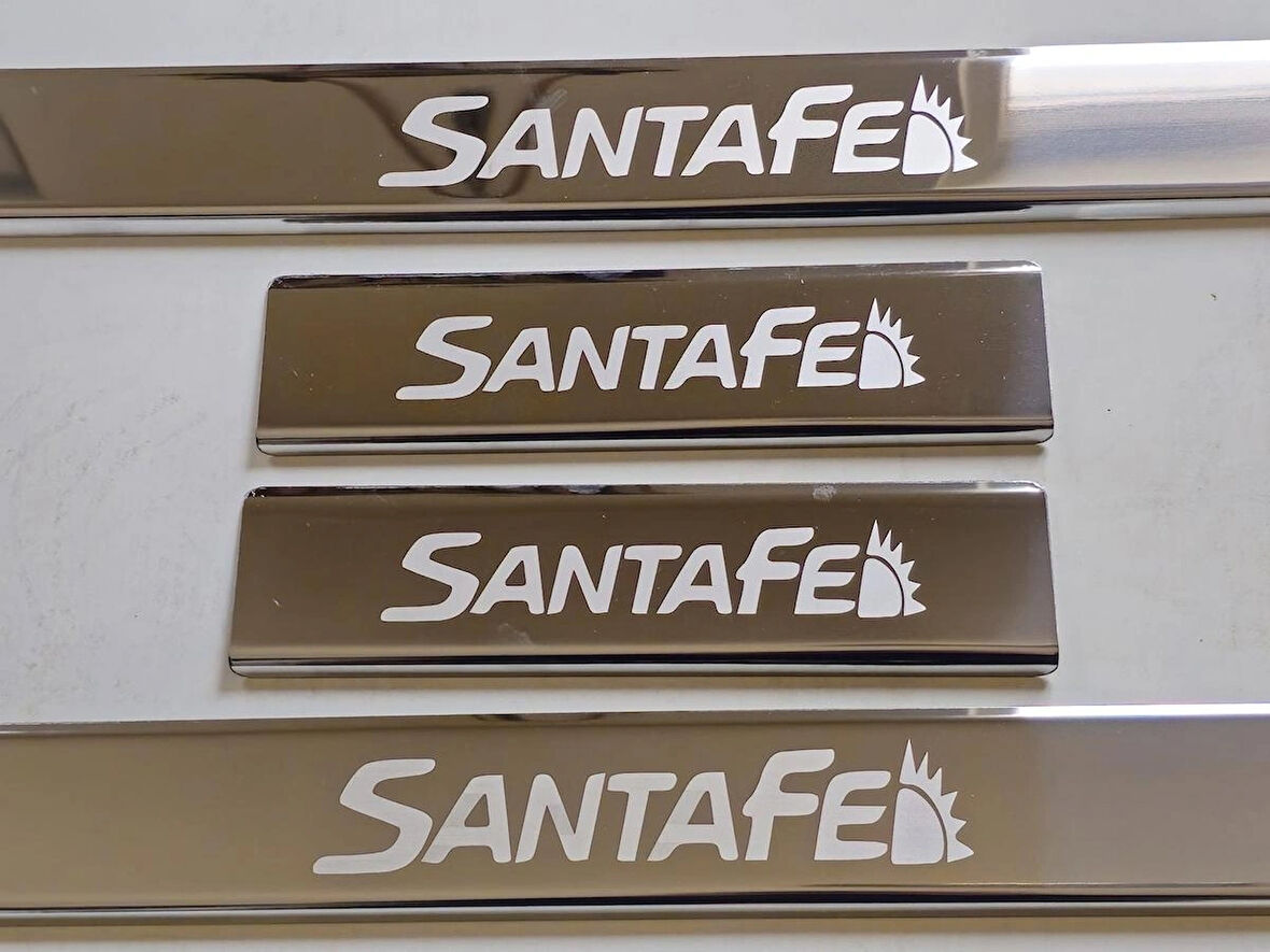 Anadolu Krom Hyundaı Santafe 2006-2012 Arası Krom Lazer Kapı Eşiği 4 Parça 