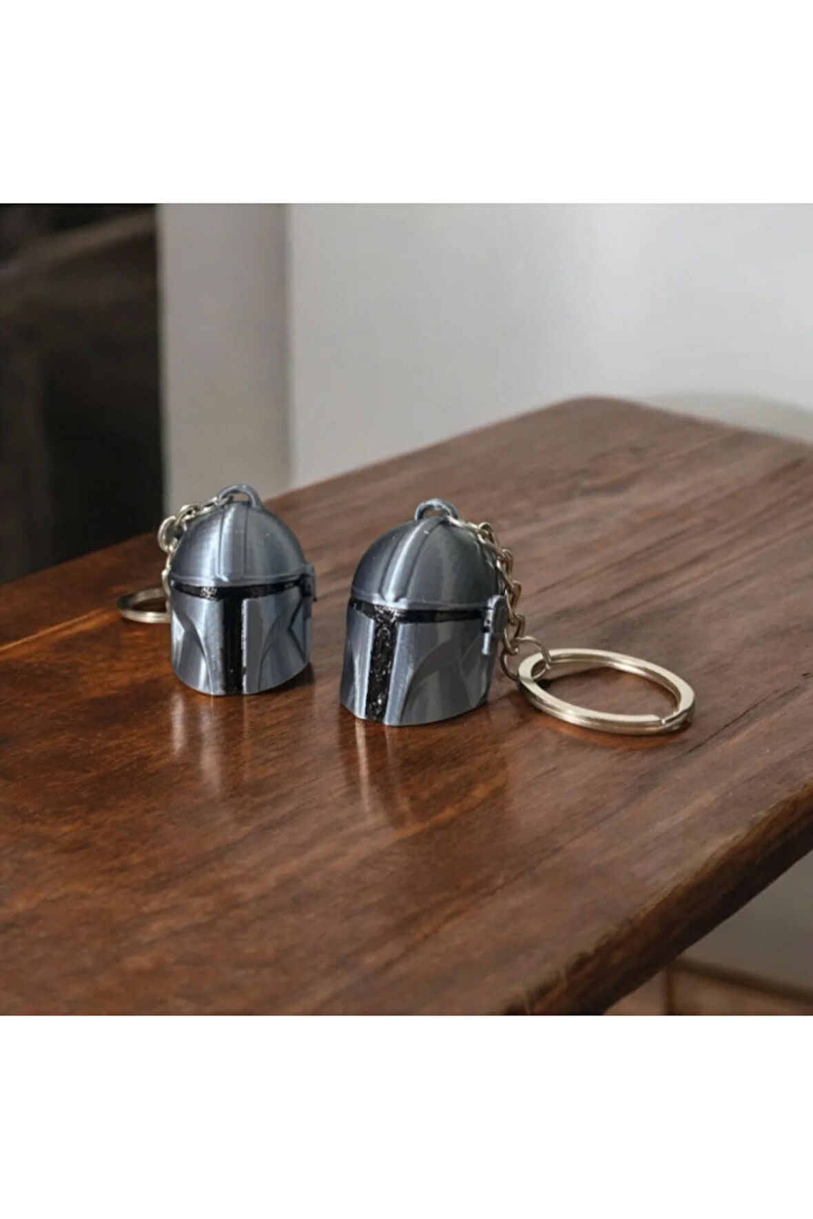 Mandalorian Kask Anahtarlık – PLA Malzeme – 4 cm