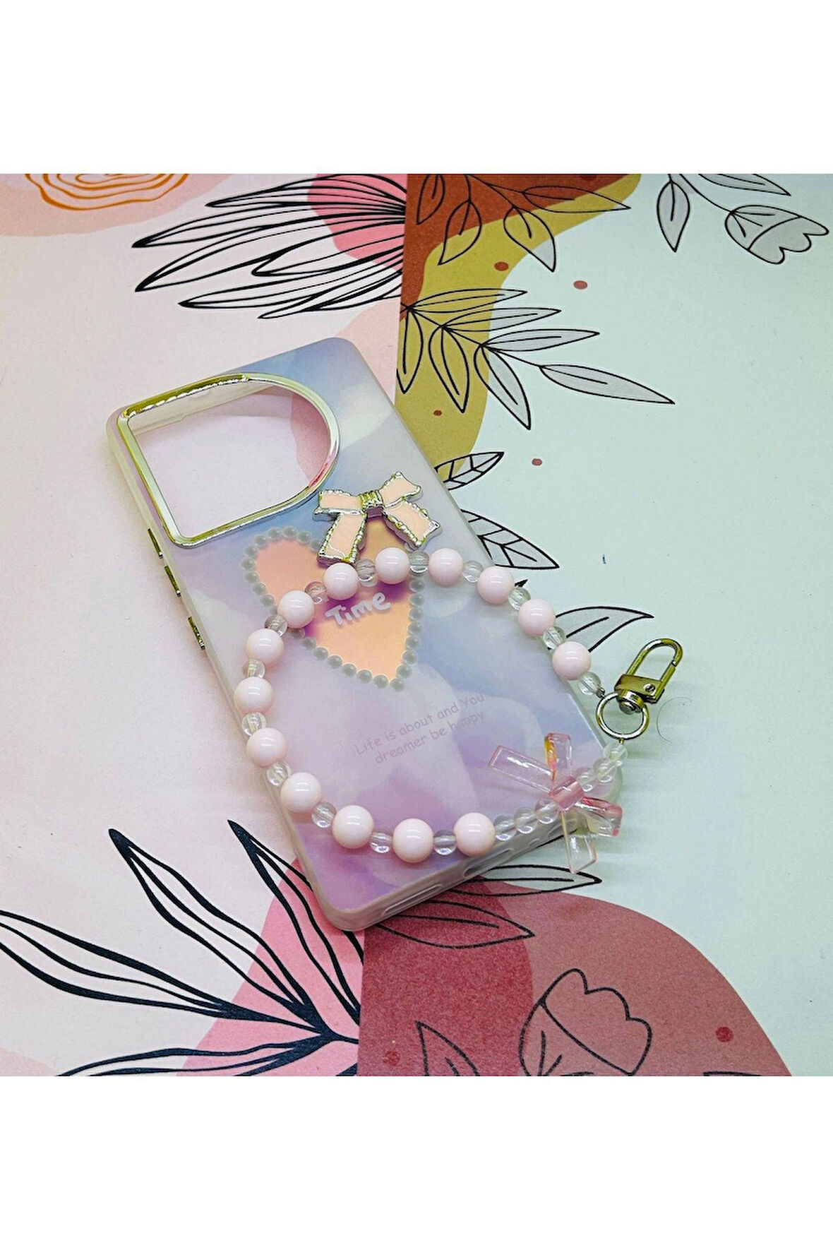 Tekno Tecno Camon 30 (CL6) Kılıf Bileklik İpli Şık Tarz Silikon Kapak