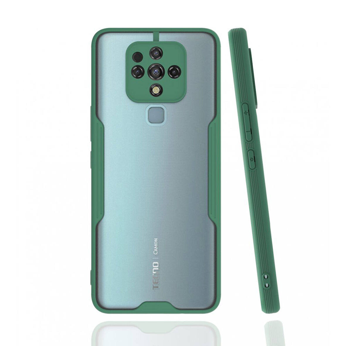 Tekno Tecno  Camon 16 Kılıf Platin Ultra İnce Şık Silikon Kapak