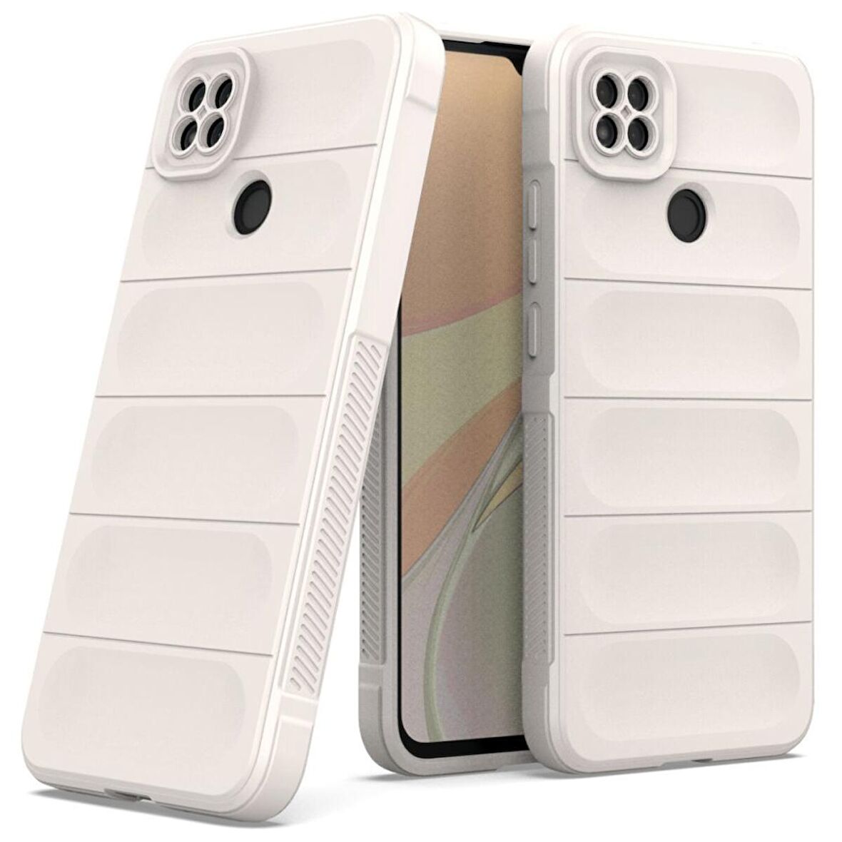 Xiaomi Redmi 9C Kılıf Kamera Korumalı İçi Kadife Yumuşak Silikon Kapak + Ekran Koruma