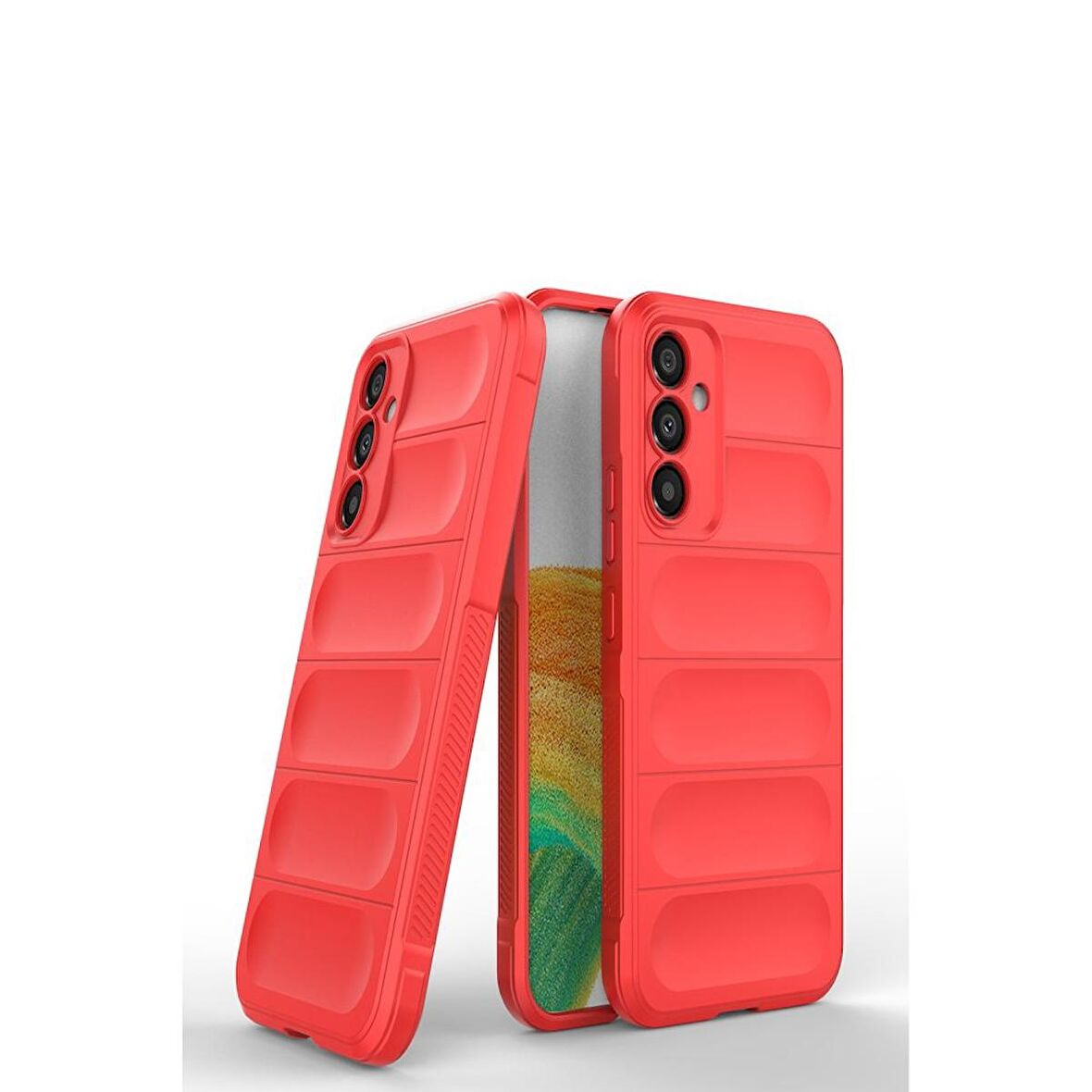 Samsung Galaxy M34 5G Kılıf Kamera Korumalı İçi Kadife Yumuşak Silikon Kapak + Ekran Koruma