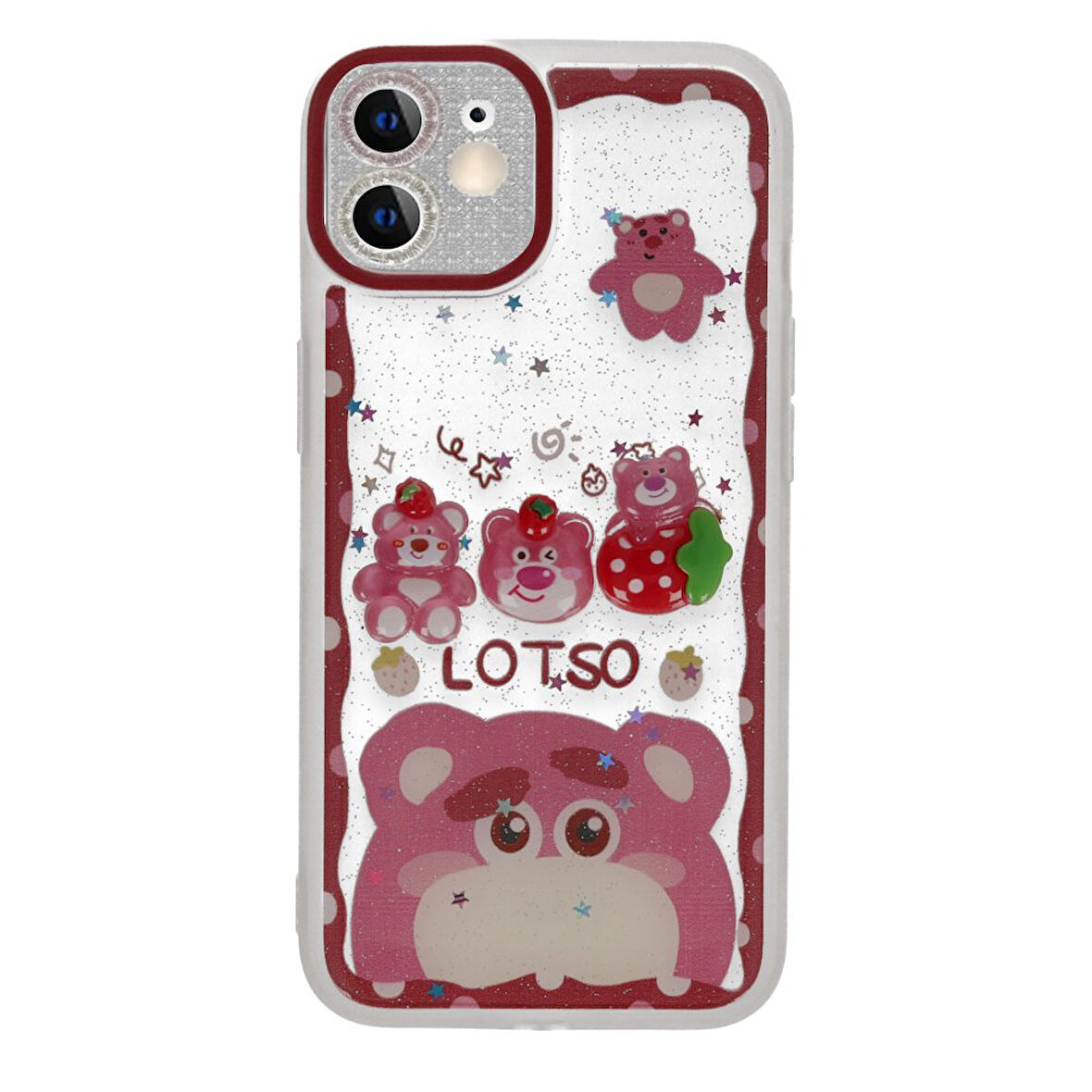 Apple iPhone 12 Uyumlu Kılıf Sweet Desenli Silikon Kapak