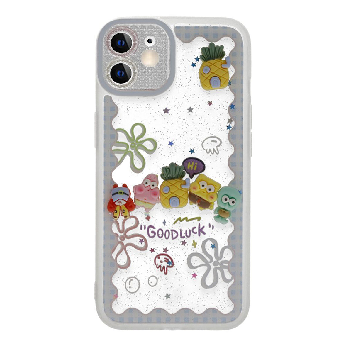 Apple iPhone 12 Uyumlu Kılıf Sweet Desenli Silikon Kapak