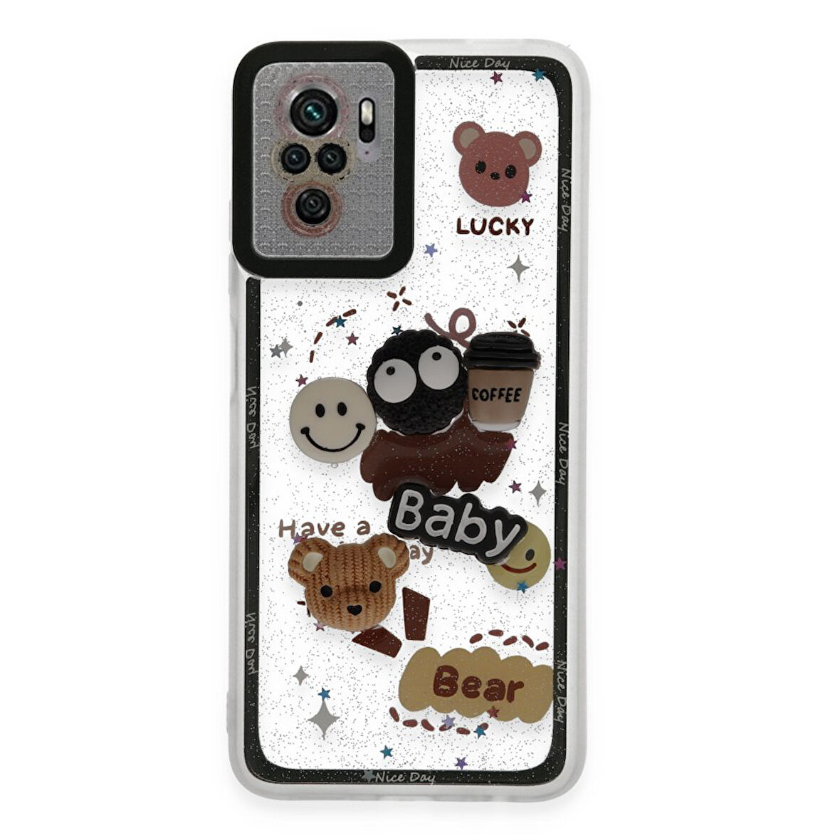 Xiaomi Poco M5s Uyumlu Kılıf Sweet Desenli Silikon Kapak