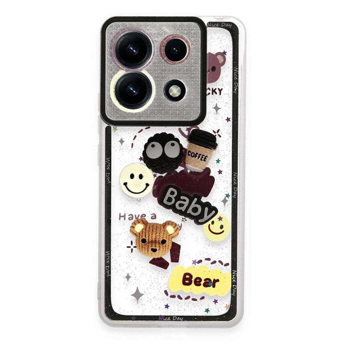 Xiaomi Poco X6 Uyumlu Kılıf Sweet Desenli Silikon Kapak