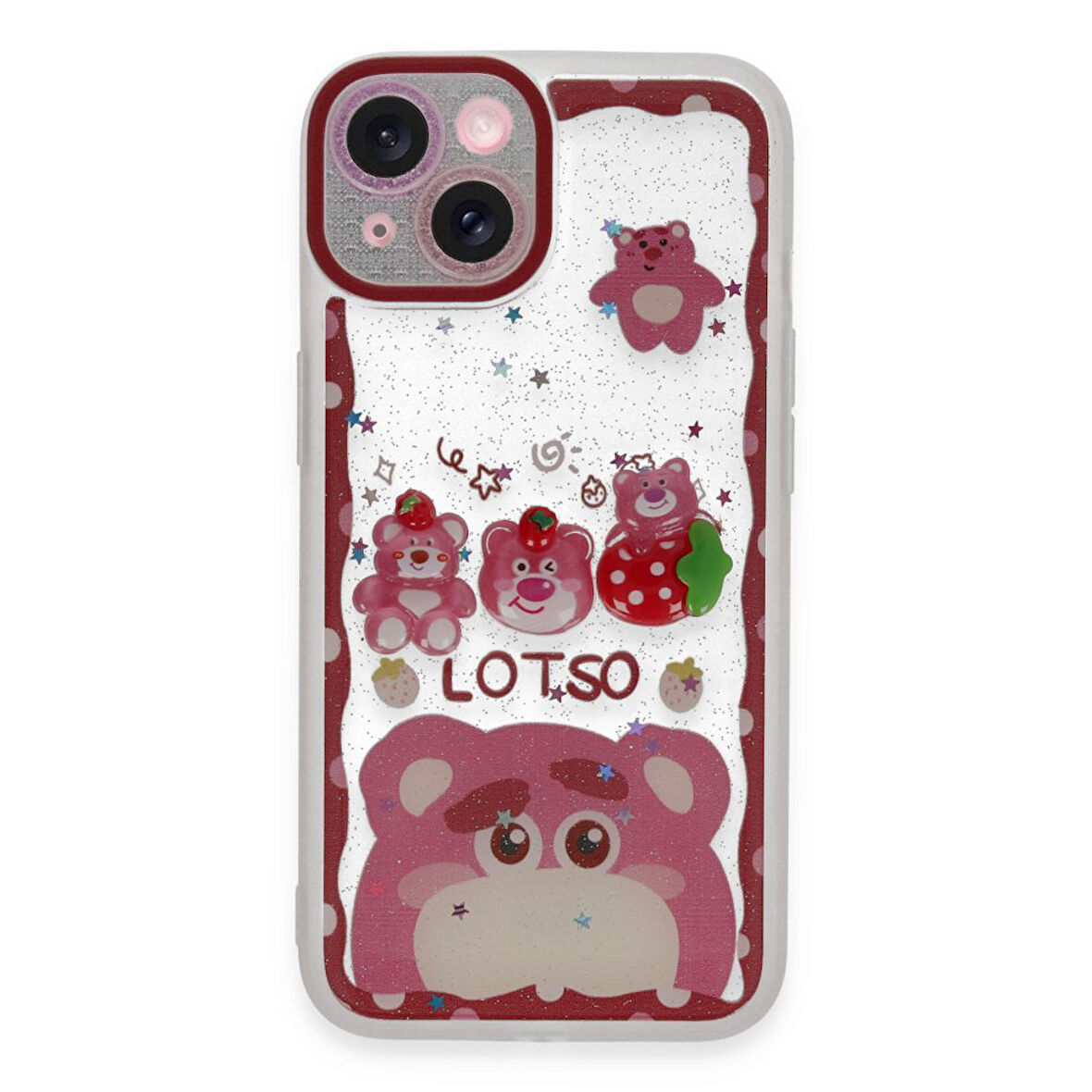 Apple iPhone 14 Uyumlu Kılıf Sweet Desenli Silikon Kapak