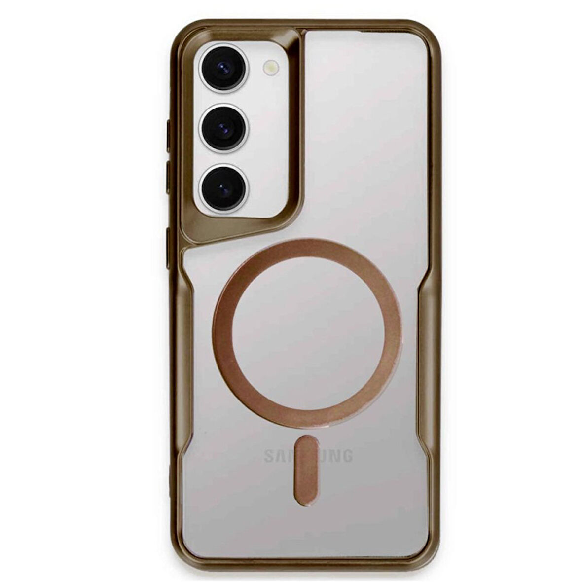 Samsung Galaxy S23 Kılıf Boyi Magsafe Silikon Kapak + Ekran Koruma + Kablo Koruma