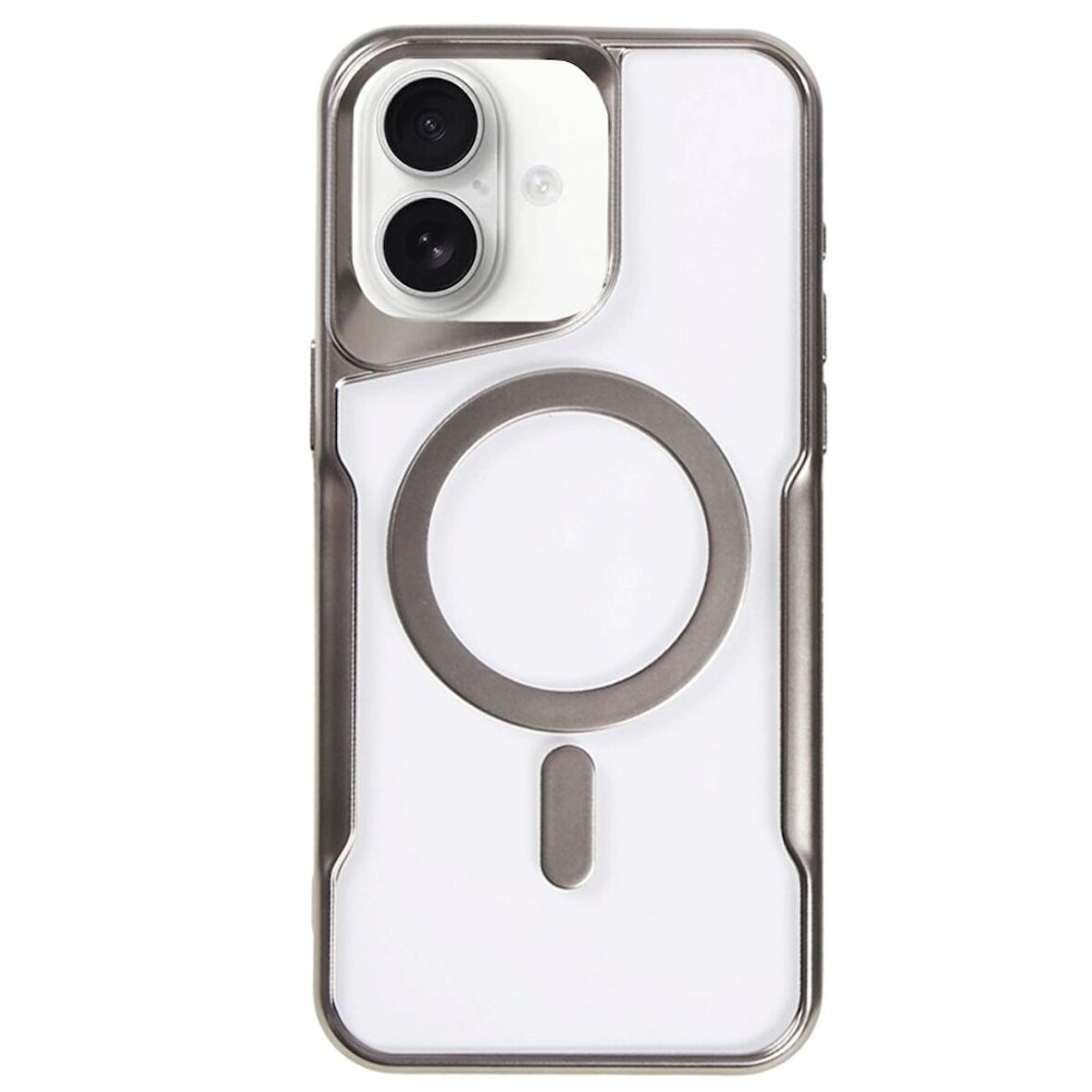 Apple İphone 16 Plus Kılıf Boyi Magsafe Silikon Kapak + Ekran Koruma + Kablo Koruma