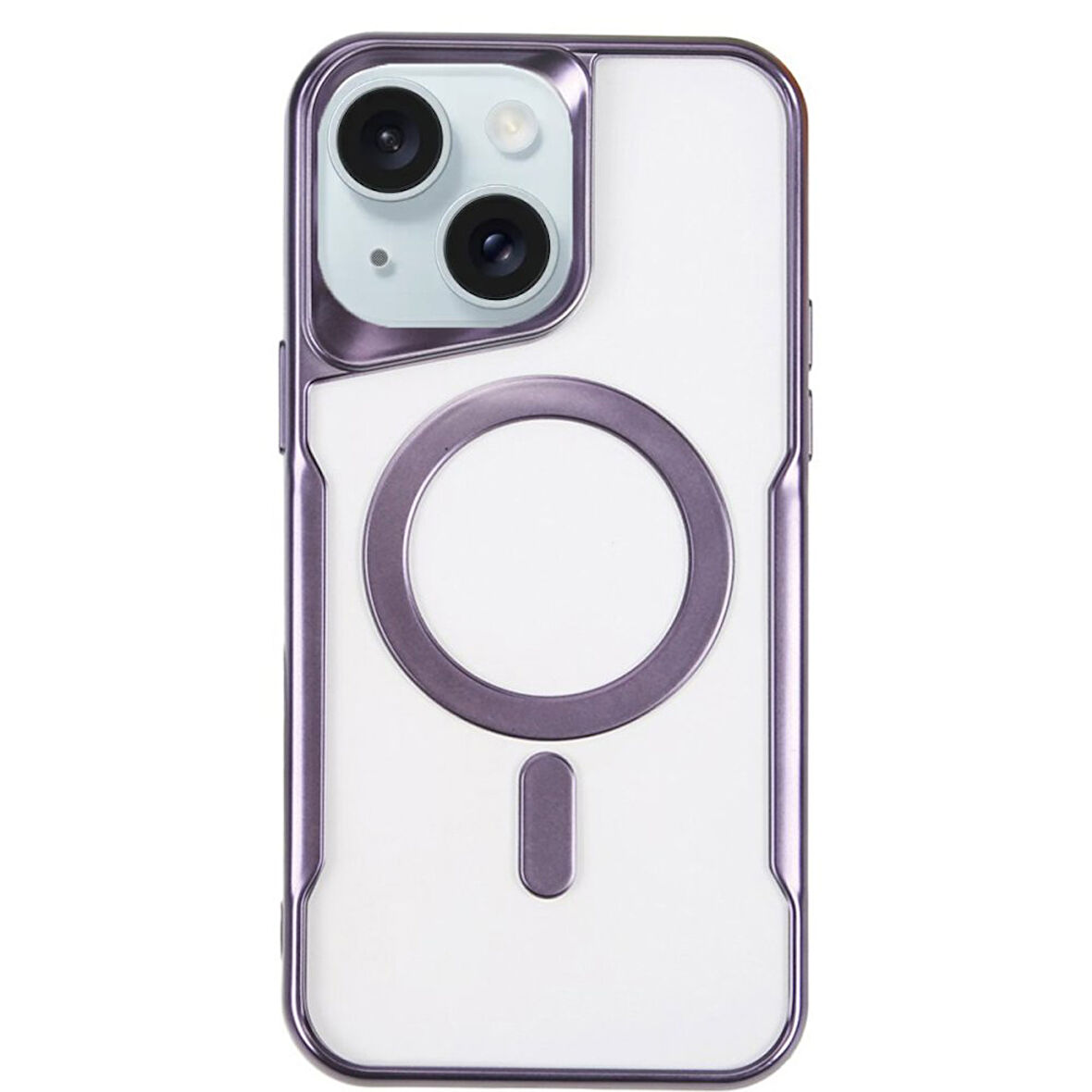 Apple İphone 15 Plus Kılıf Boyi Magsafe Silikon Kapak + Ekran Koruma + Kablo Koruma