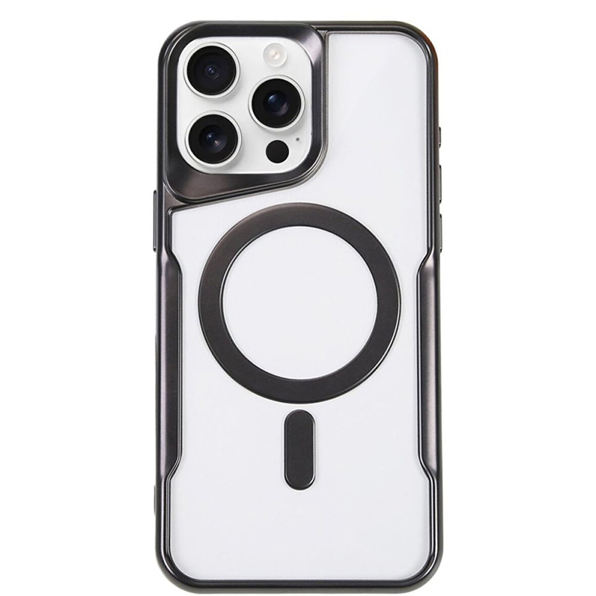 Apple İphone 15 Pro Max Kılıf Boyi Magsafe Silikon Kapak + Ekran Koruma + Kablo Koruma