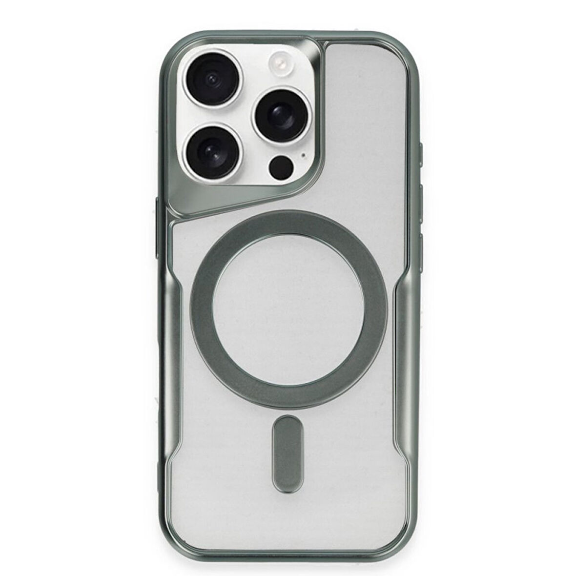 Apple İphone 15 Pro Max Kılıf Boyi Magsafe Silikon Kapak + Ekran Koruma + Kablo Koruma