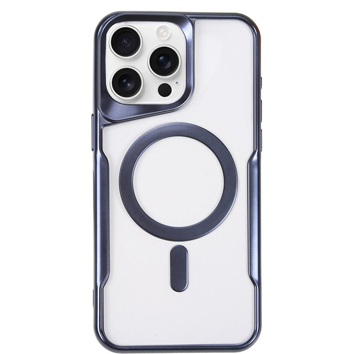 Apple İphone 15 Pro Max Kılıf Boyi Magsafe Silikon Kapak + Ekran Koruma + Kablo Koruma