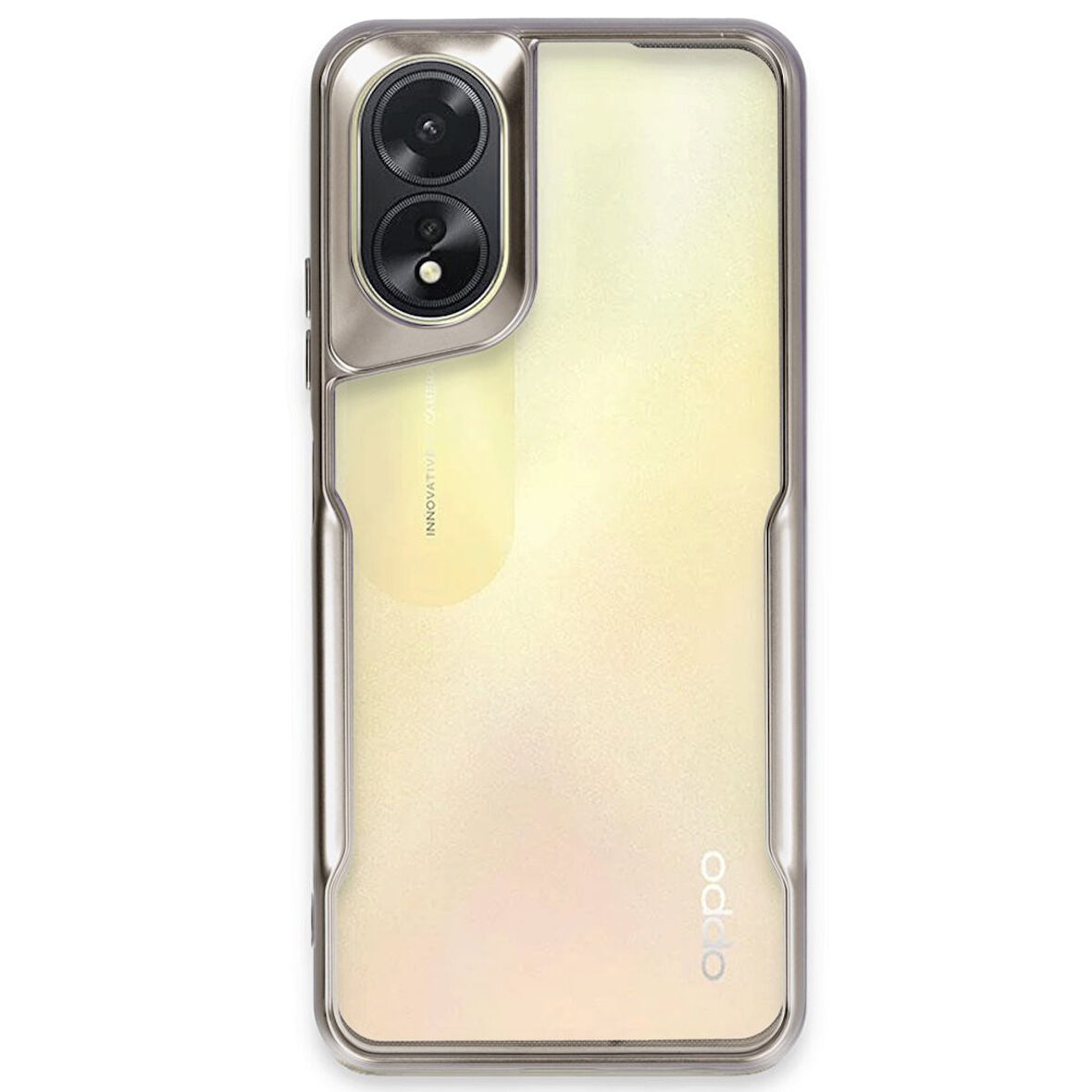 Oppo A38 Kılıf Kamera Korumalı Şık Tasarım Boyi Silikon Kapak