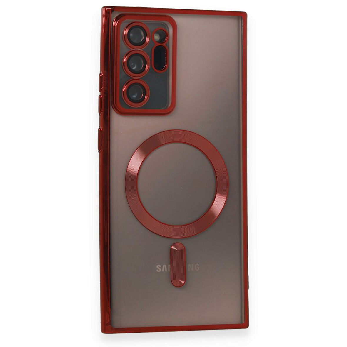 Samsung Galaxy Note 20 Ultra Kılıf Kross Magneticsafe Kapak + Ekran koruma + Kablo Koruma 