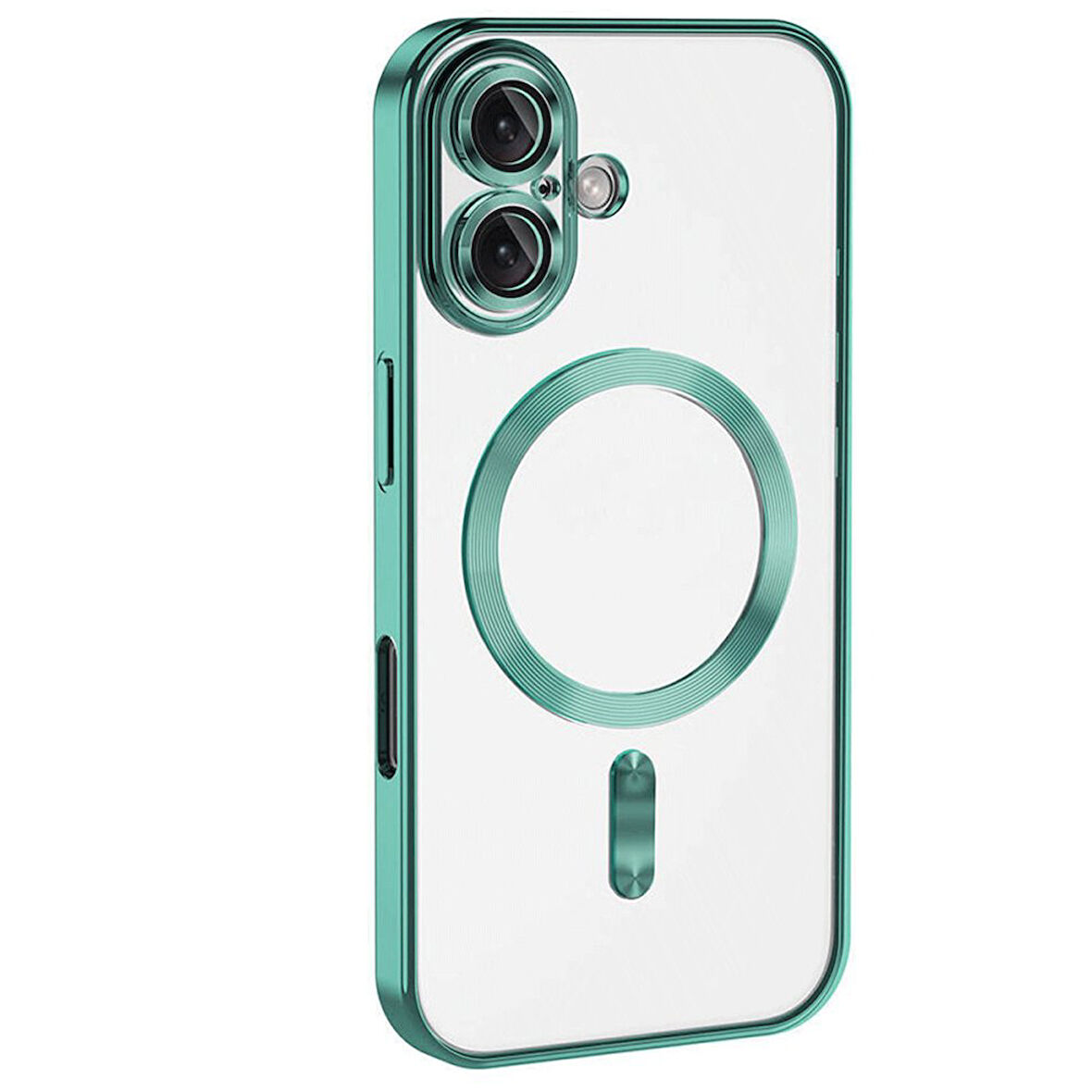 Apple İphone 16 Kılıf Kross Magneticsafe Kapak + Ekran koruma + Kablo Koruma 