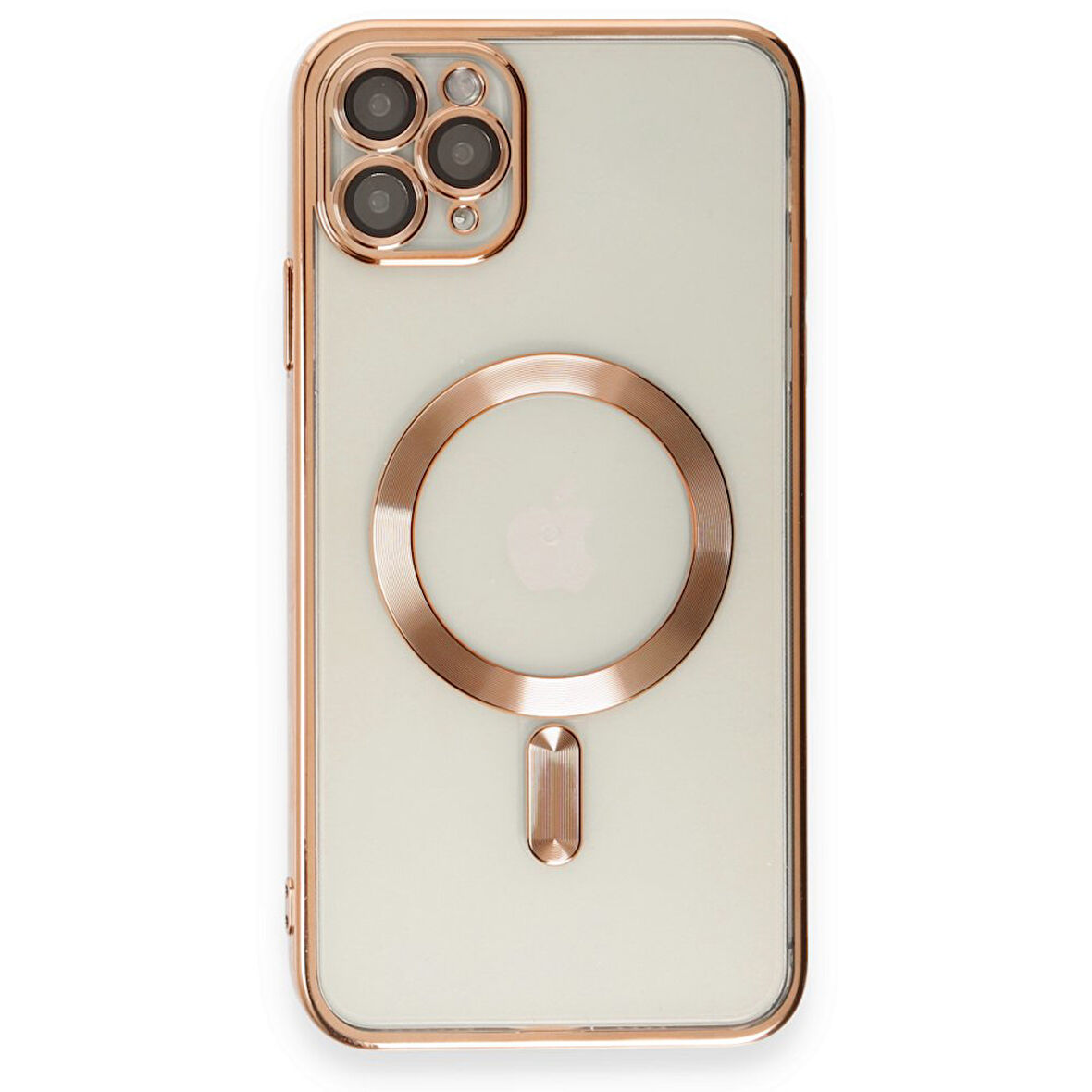 Apple İphone 11 Pro Max Kılıf Kross Magneticsafe Kapak + Ekran koruma + Kablo Koruma 