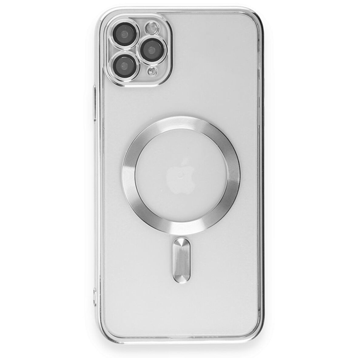 Apple İphone 11 Pro Kılıf Kross Magneticsafe Kapak + Ekran koruma + Kablo Koruma 