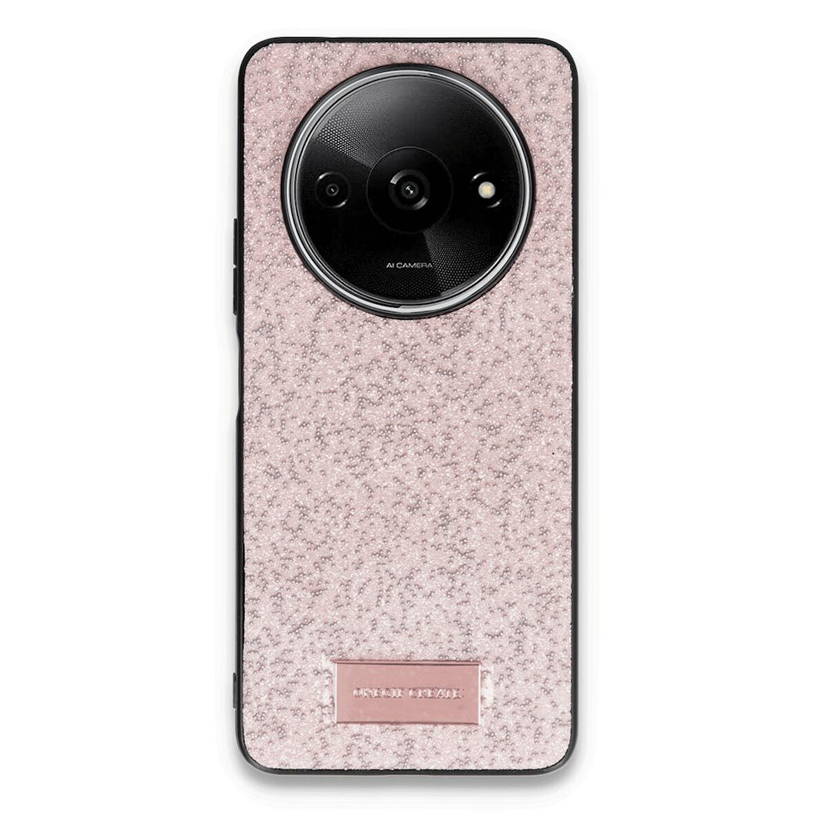 Xiaomi Redmi A3 4G Kılıf Bright Zarif Boncuk İşlemeli Tasarım Simli Kapak