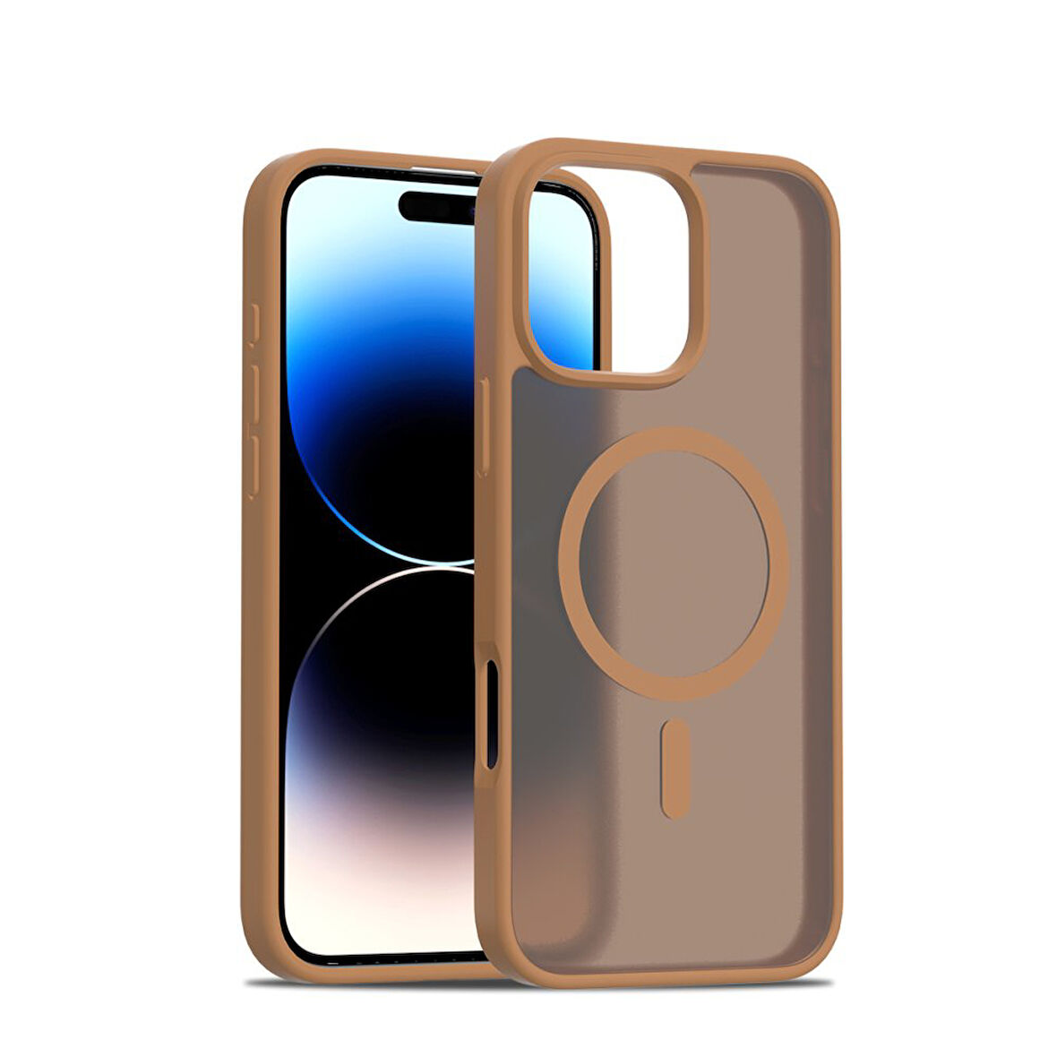 Apple İphone 16 Pro Kılıf Jota Magsafe Kenarları Renkli Tasarım Kapak