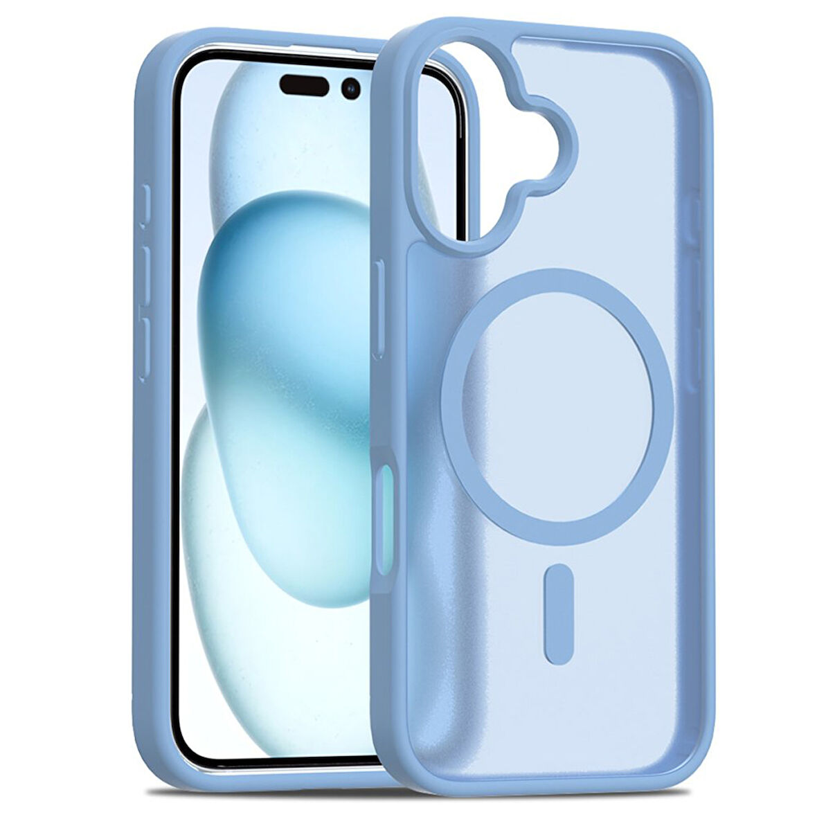 Apple İphone 16 Plus Kılıf Jota Magsafe Kenarları Renkli Tasarım Kapak