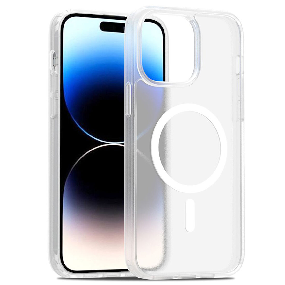 Apple İphone 15 Pro Max Kılıf Jota Magsafe Kenarları Renkli Tasarım Kapak