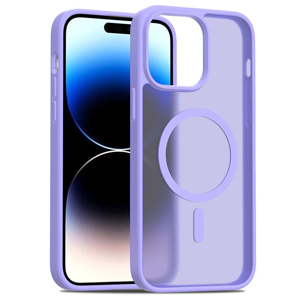 Apple İphone 14 Pro Max Kılıf Jota Magsafe Kenarları Renkli Tasarım Kapak