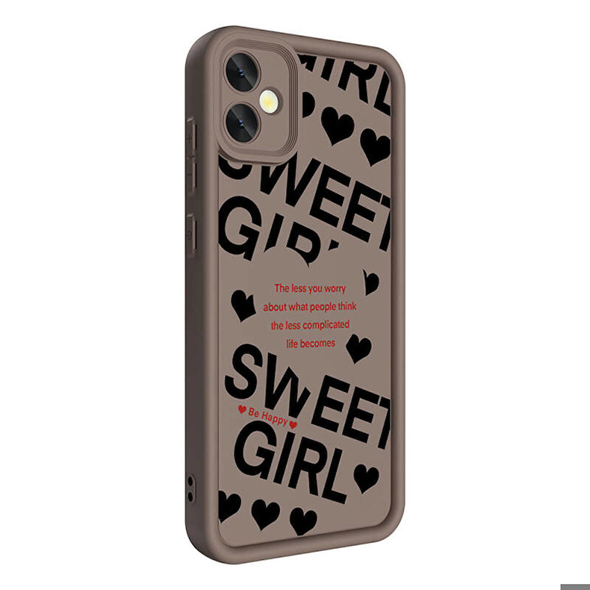 Samsung Galaxy A05 Kılıf Kamera Korumalı Baskılı Arka Yüzey Klas Silikon Kapak + Ekran Koruma