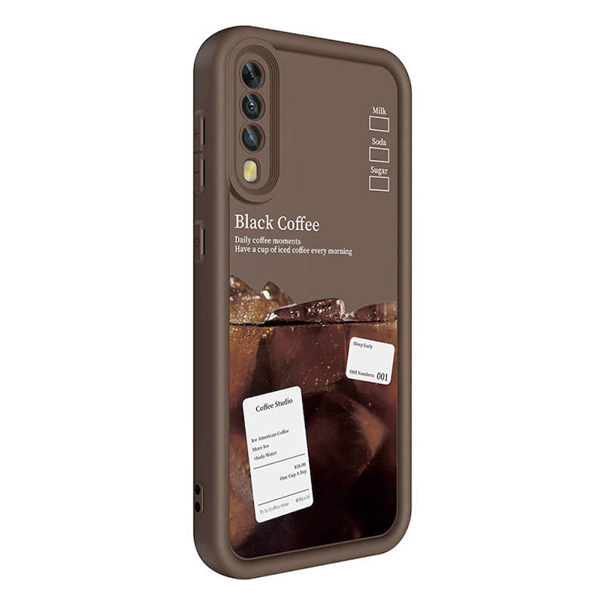 Samsung Galaxy A50 Kılıf Kamera Korumalı Baskılı Arka Yüzey Klas Silikon Kapak + Ekran Koruma