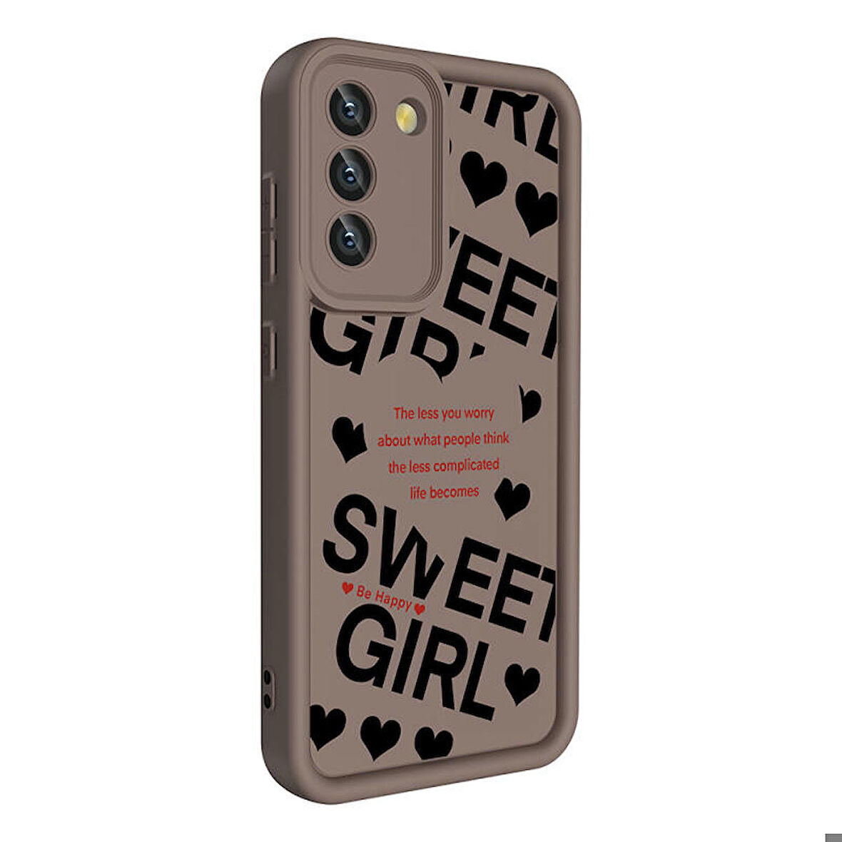 Samsung Galaxy S21 FE Kılıf Kamera Korumalı Baskılı Arka Yüzey Klas Silikon Kapak + Ekran Koruma