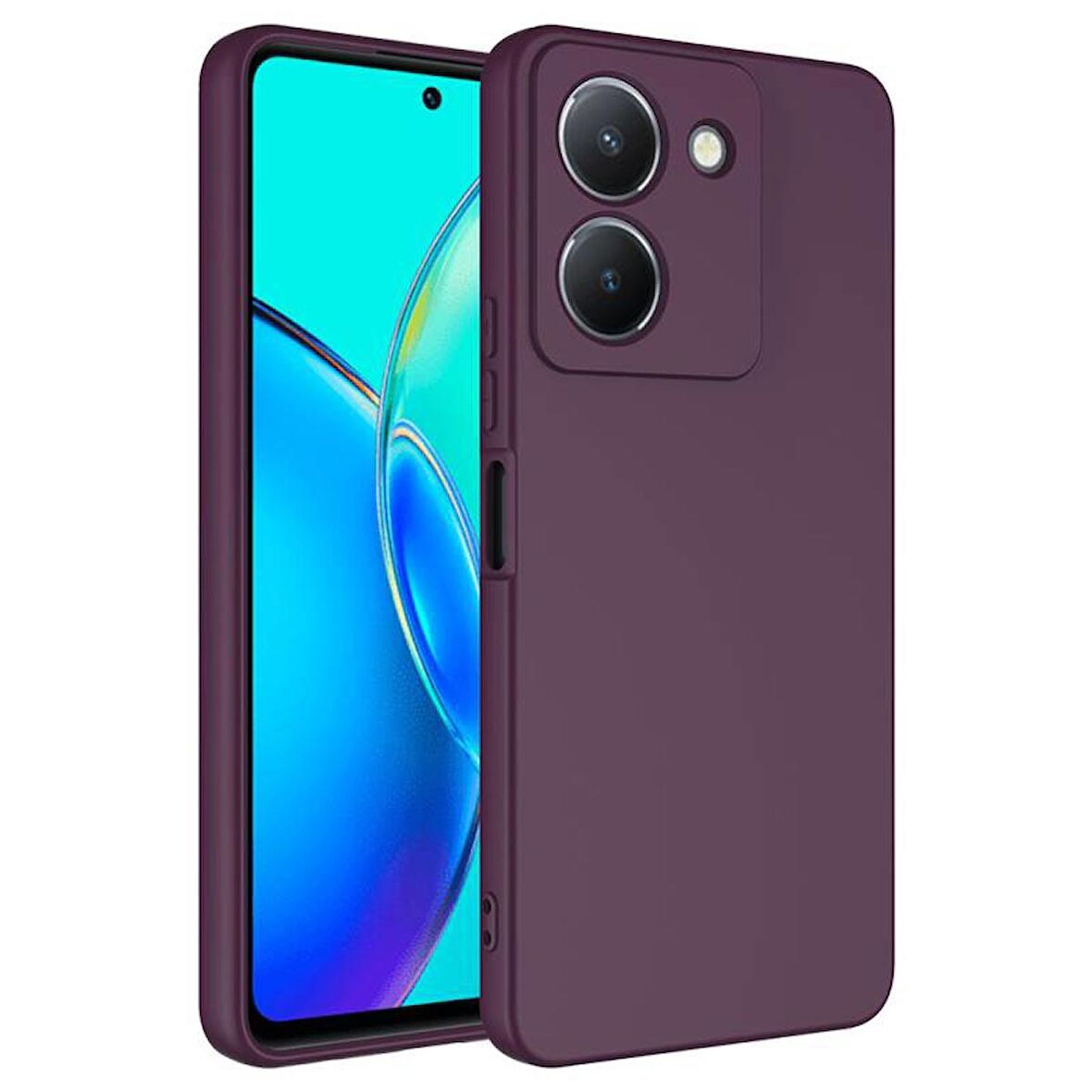 Vivo Y36 4G Kılıf Mara Lansman İçi Kadife Silikon Kapak