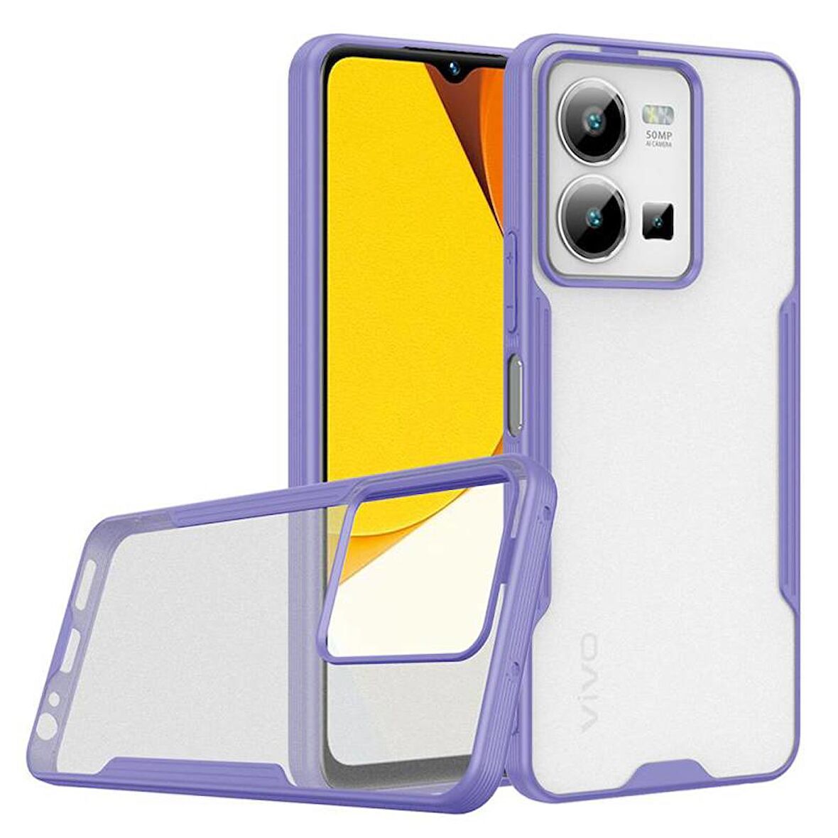 Vivo Y35 Kılıf Parfe Ultra İnce Silikon Kapak
