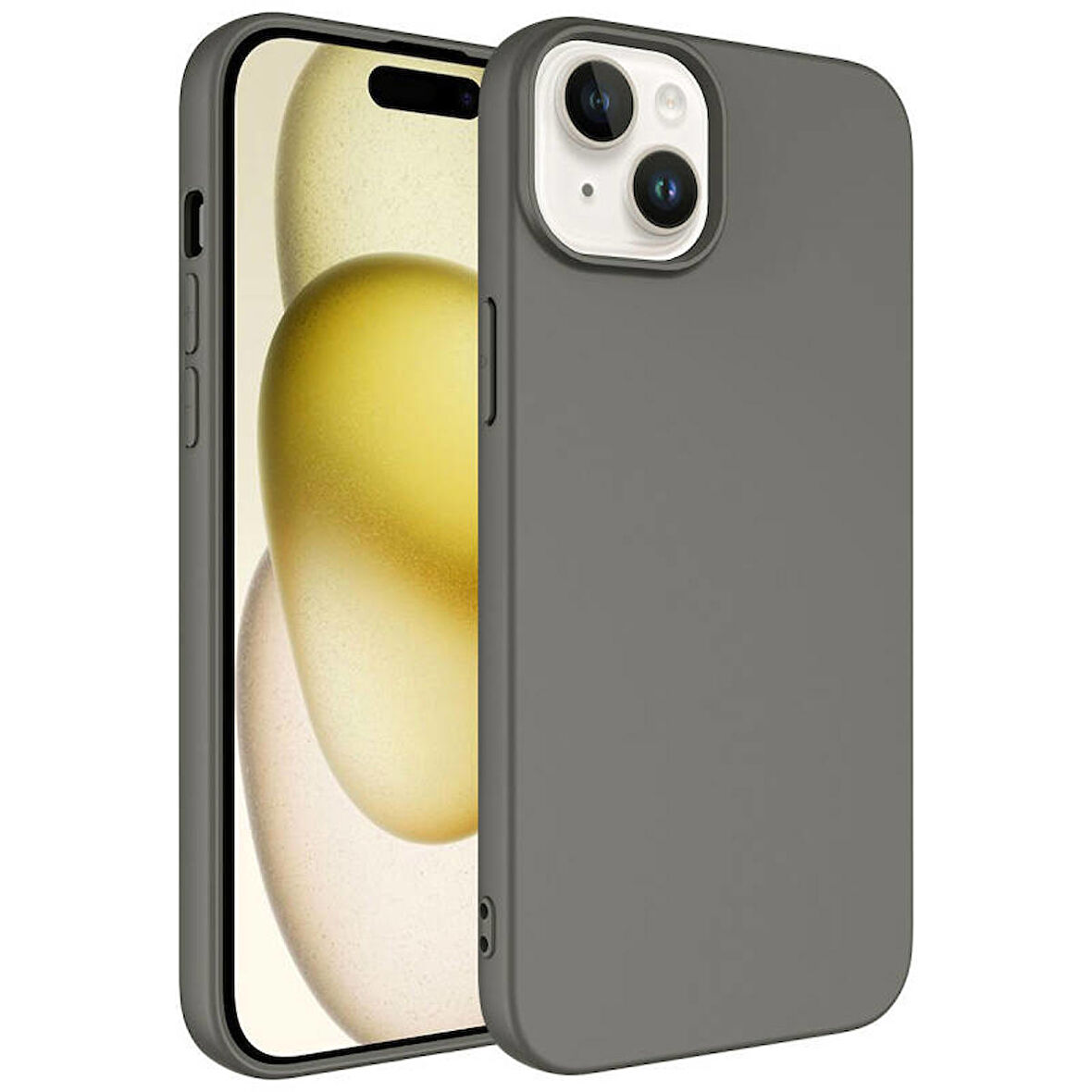 Apple iPhone 15 Kılıf LSR Lansman İçi Kadife Silikon Kapak