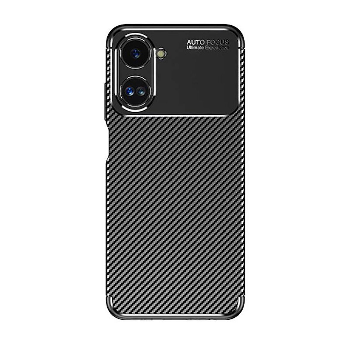 Realme 10 4G Kılıf Negro Karbon Görünümlü Silikon Kapak