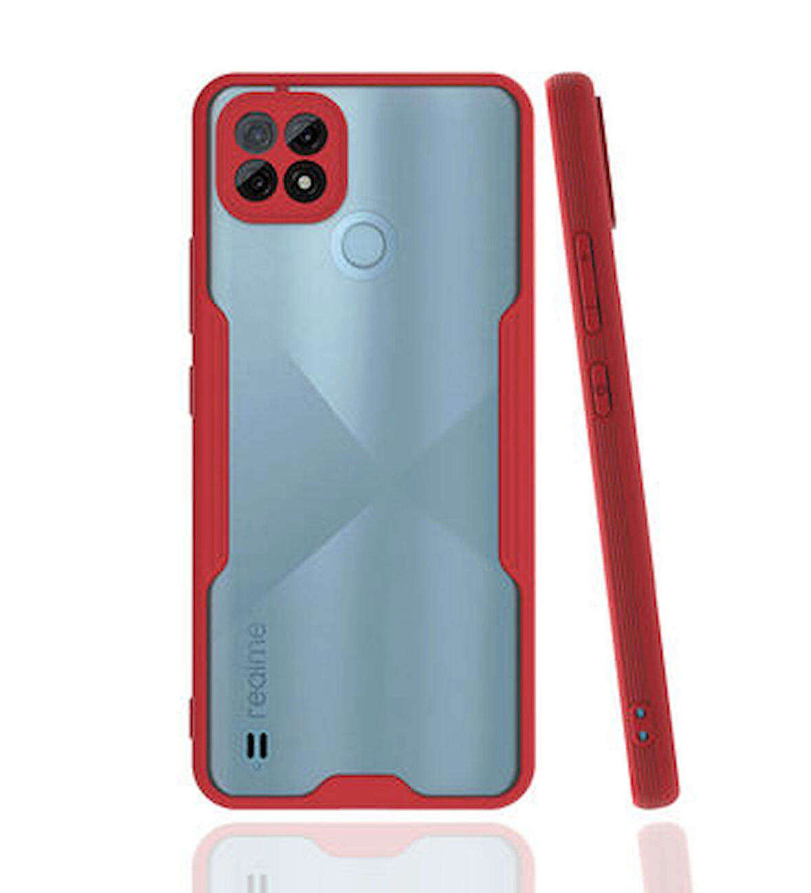 Realme C21 Kılıf Parfe Ultra İnce Silikon Kapak