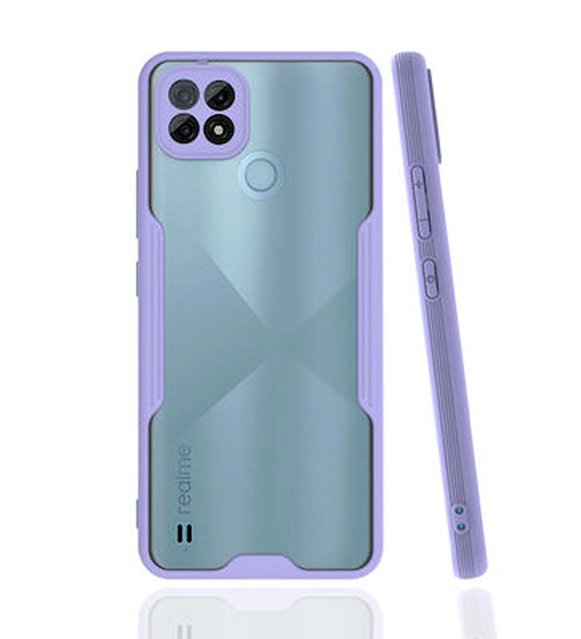 Realme C21 Kılıf Parfe Ultra İnce Silikon Kapak