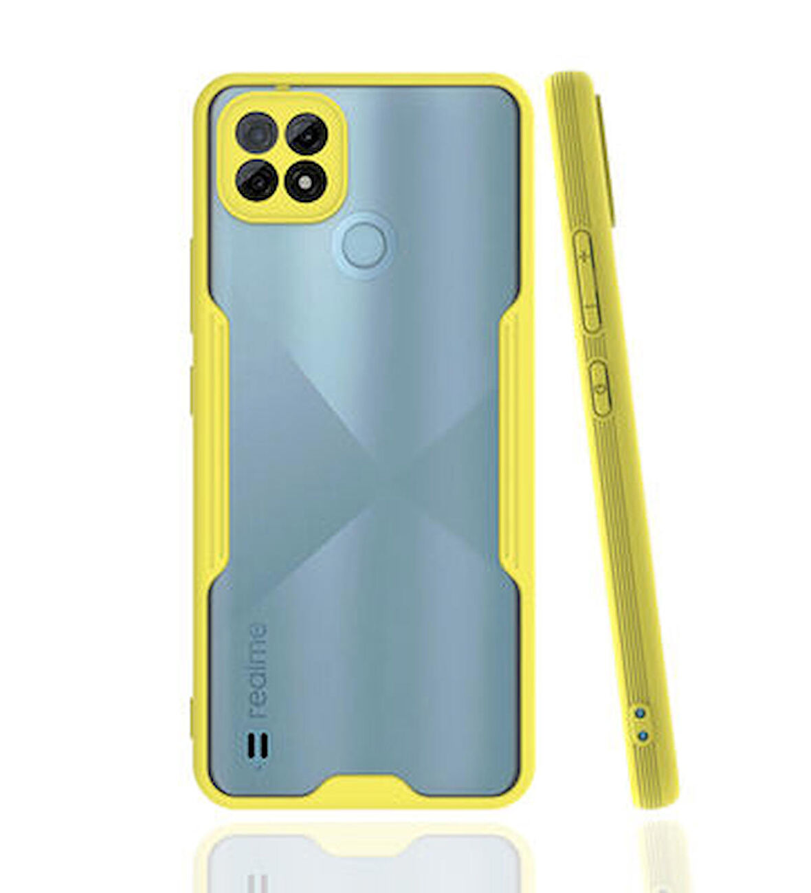 Realme C21 Kılıf Parfe Ultra İnce Silikon Kapak