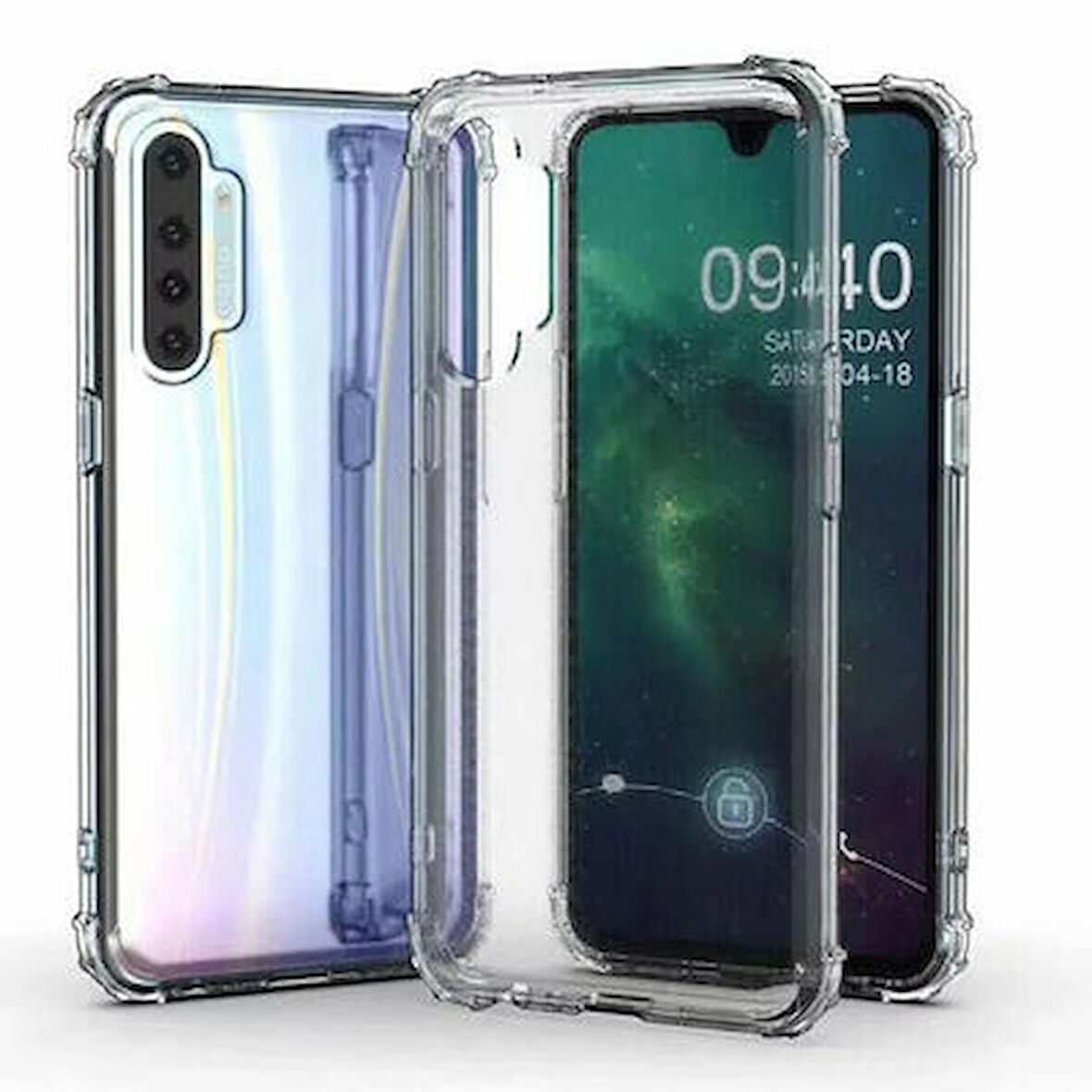 Realme XT Kılıf Nitro Anti Shock Köşe Korumalı Silikon Kapak