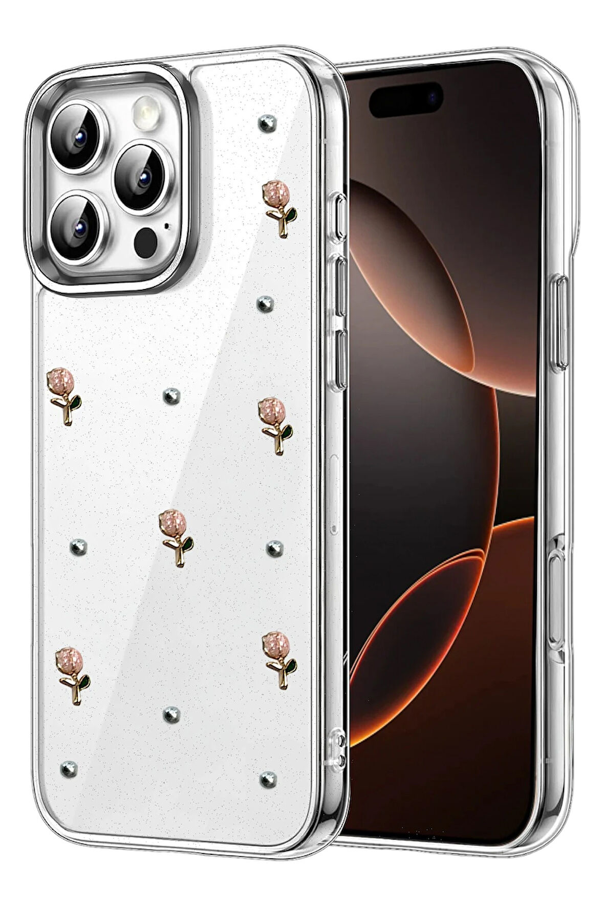 Apple iPhone 16 Pro Max Kılıf Desenli Silikon Kapak Azn-Fiyonk