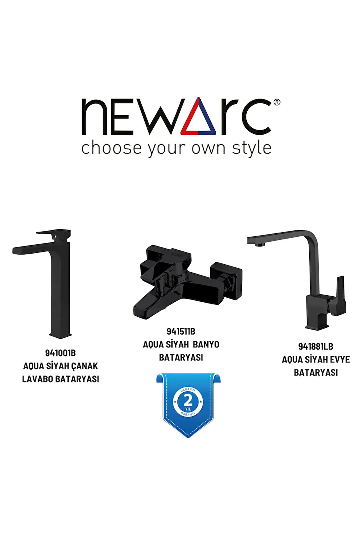 Aqua Siyah Batarya Set 941001b,941521b,941881lb