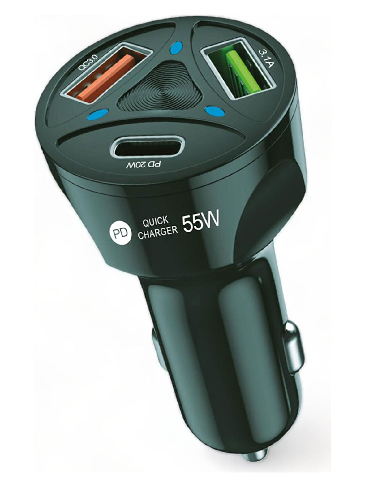 Galaxy S20 S21 S22 S23 S24 Fe Plus Ultra Araç Şarj Aleti Başlığı 55W Pd+2xUSB CR10
