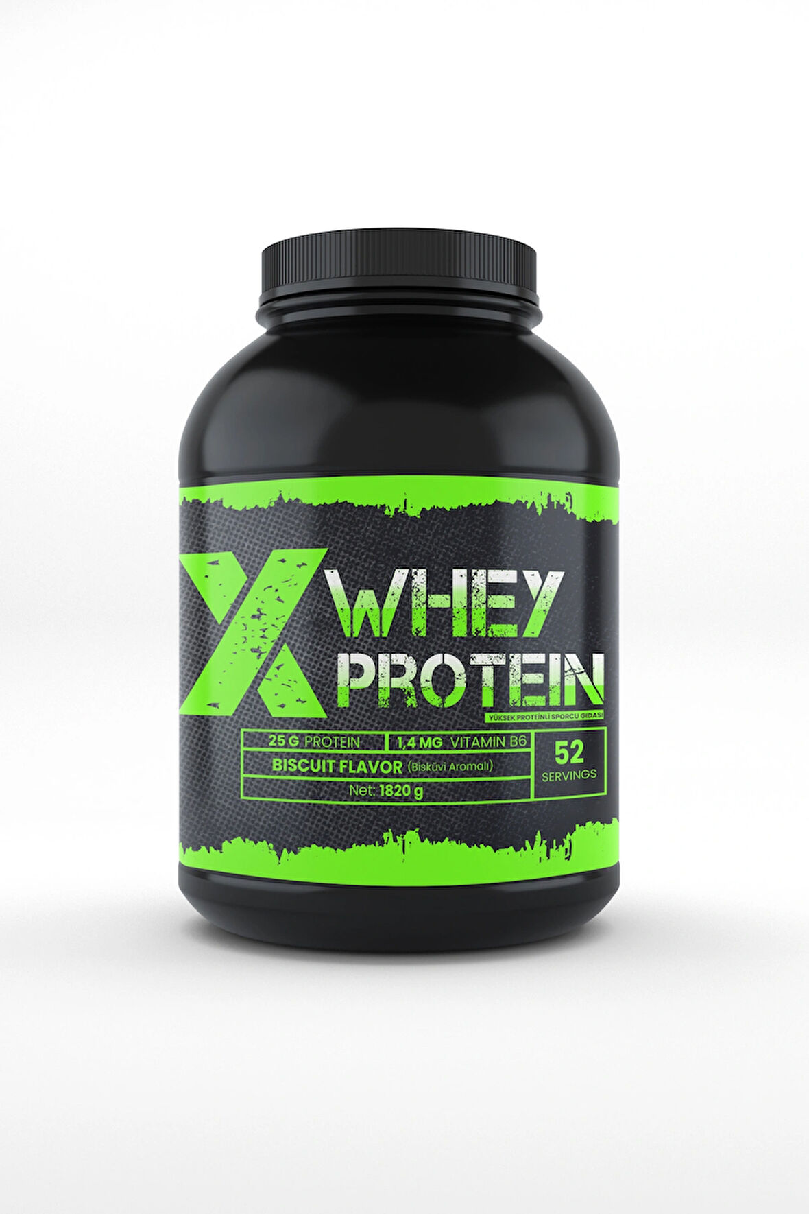 Xprotein Whey Protein Tozu 1820 Gr Bisküvi Aromalı