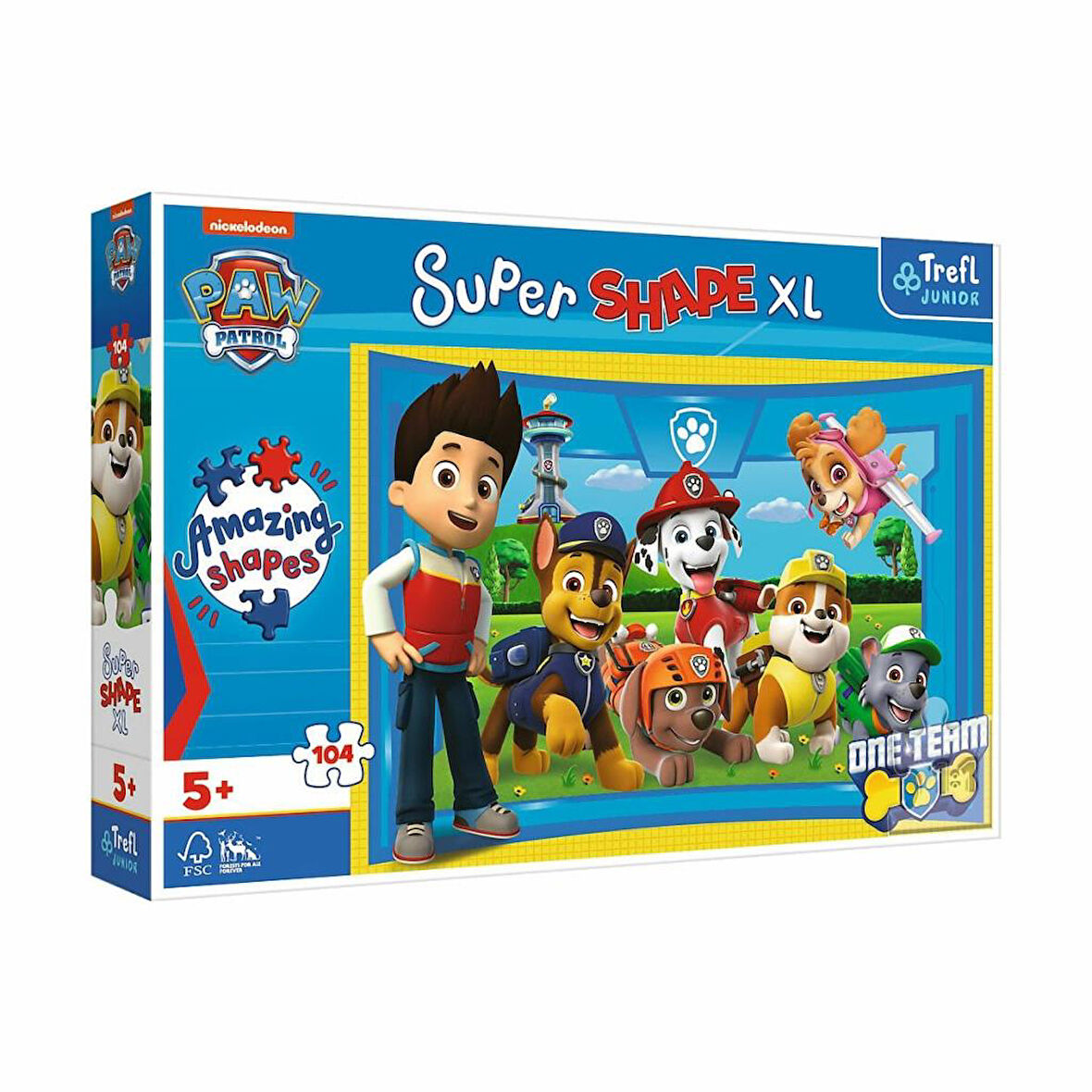 Nessi World PUZZLE-50016 Paw Patrol 104 Parça XL Çocuk Puzzle