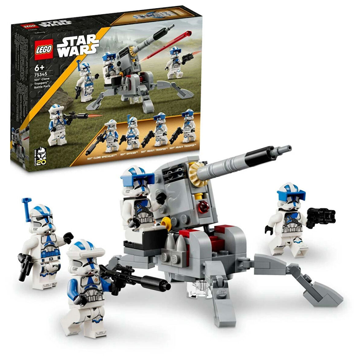 Nessiworld LEGO Star Wars 501. Klon Trooperlar Savaş Paketi 75345
