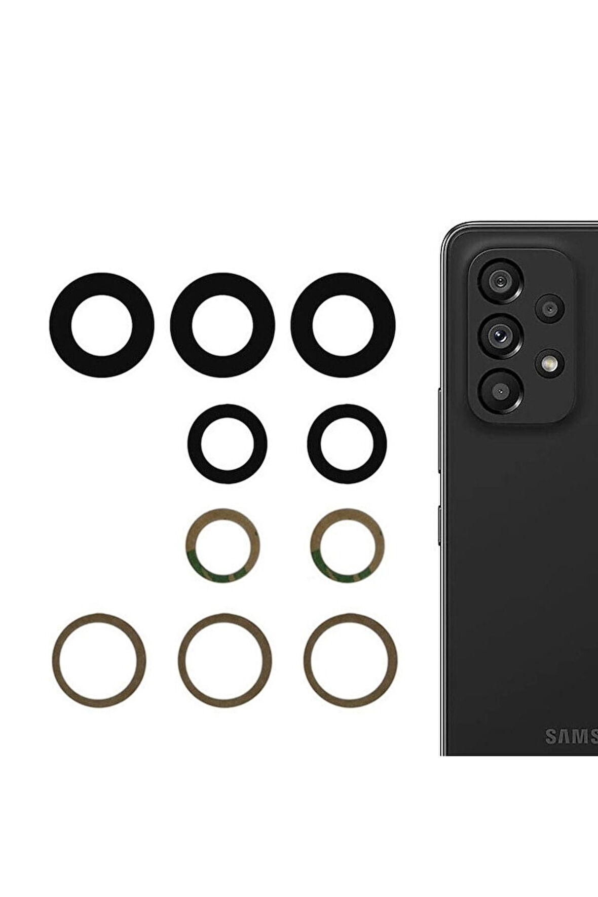 Samsung Galaxy A33 5G Uyumlu Kamera Lensi Cam SM-A336E