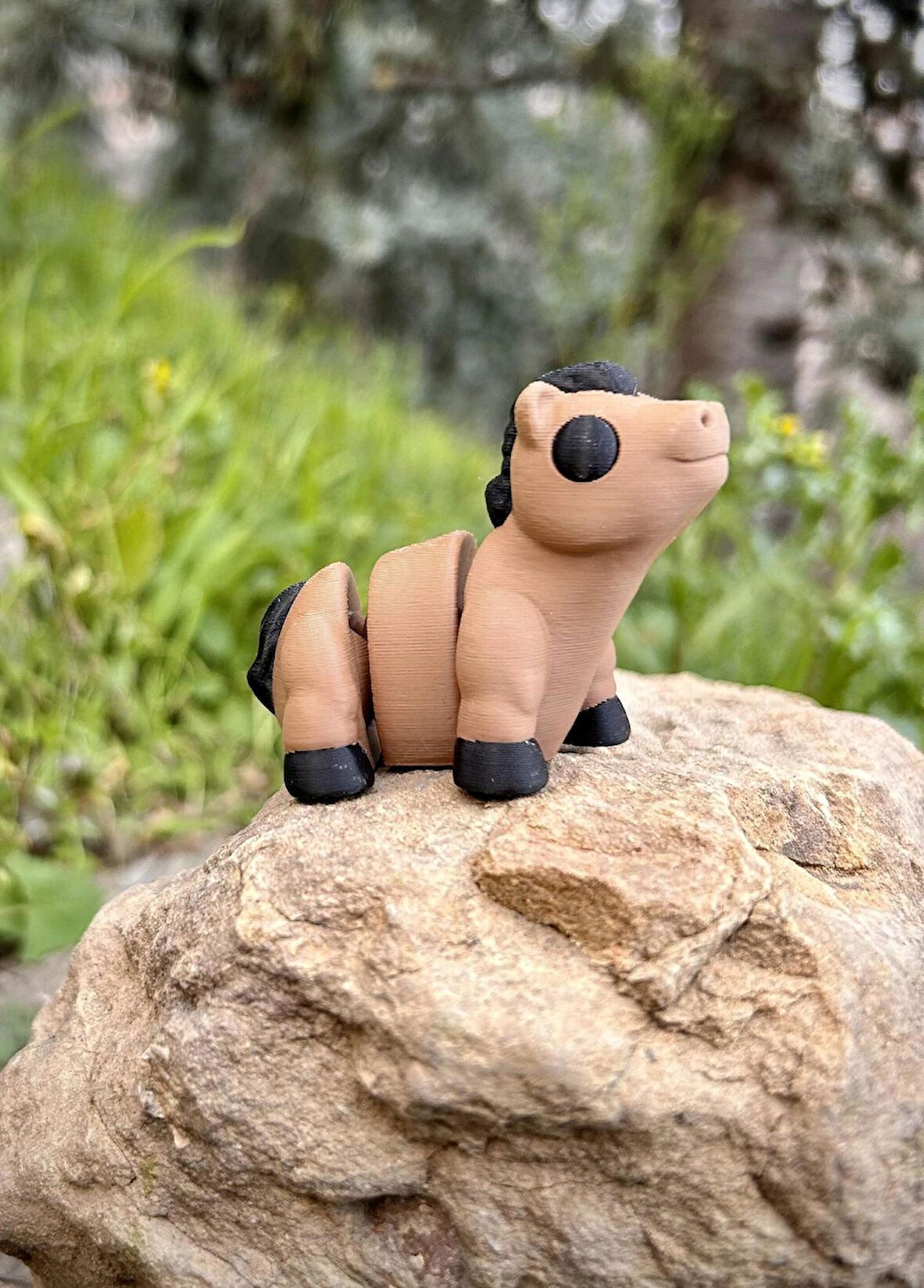 At Oyuncak - Bozkırların Zarif Koşucusu!🐎 🏞️3D Hareketli Organik Model -Orta Boy