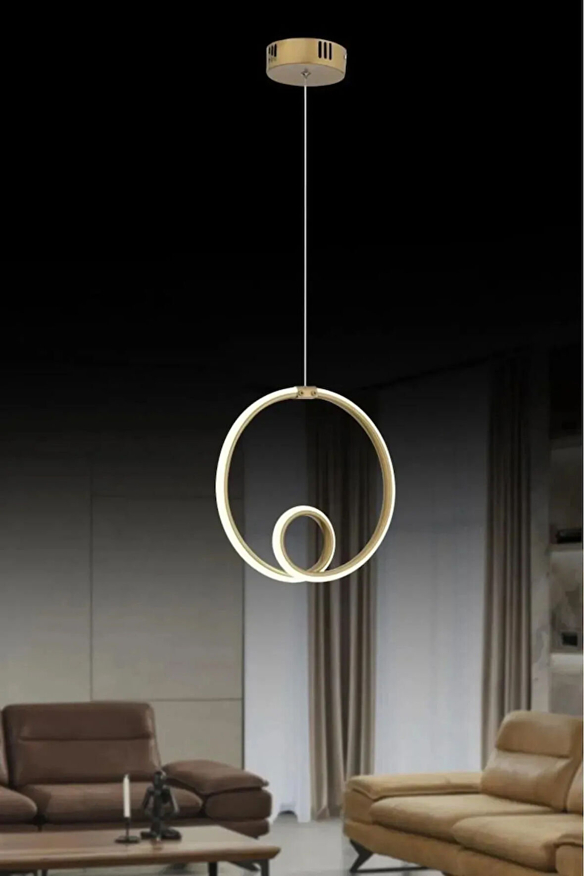 Aura Model Eskitme Kaplama Sarkıt Led Avize Oturma Odası Çocuk Odası Koridor